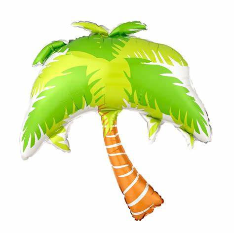 Giant Palm Tree Shape Foil Balloon