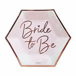 Bride To Be Hen Party Paper Plates - 8pk