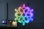 57cm RGB Digital Snowflake with Remote