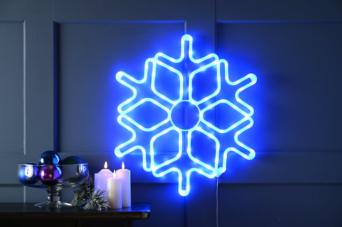 57cm RGB Digital Snowflake with Remote