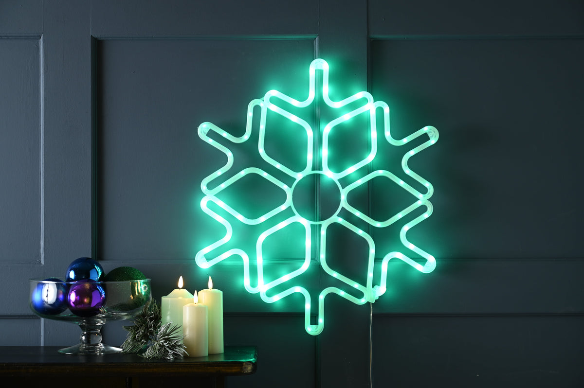 57cm RGB Digital Snowflake with Remote