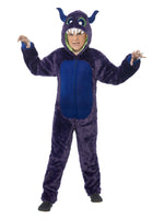 Children's Purple Hooded Monster Costume