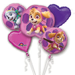 Paw Patrol Skye Everest Supershape Foil Balloon Bouquet - 5pcs