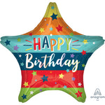 Happy Birthday Stars & Stripes 18" Foil Balloon