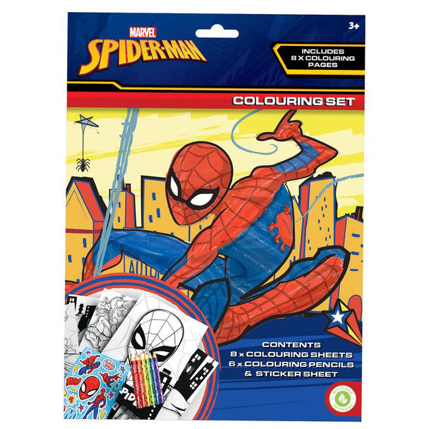 Spider-Man Colouring Set