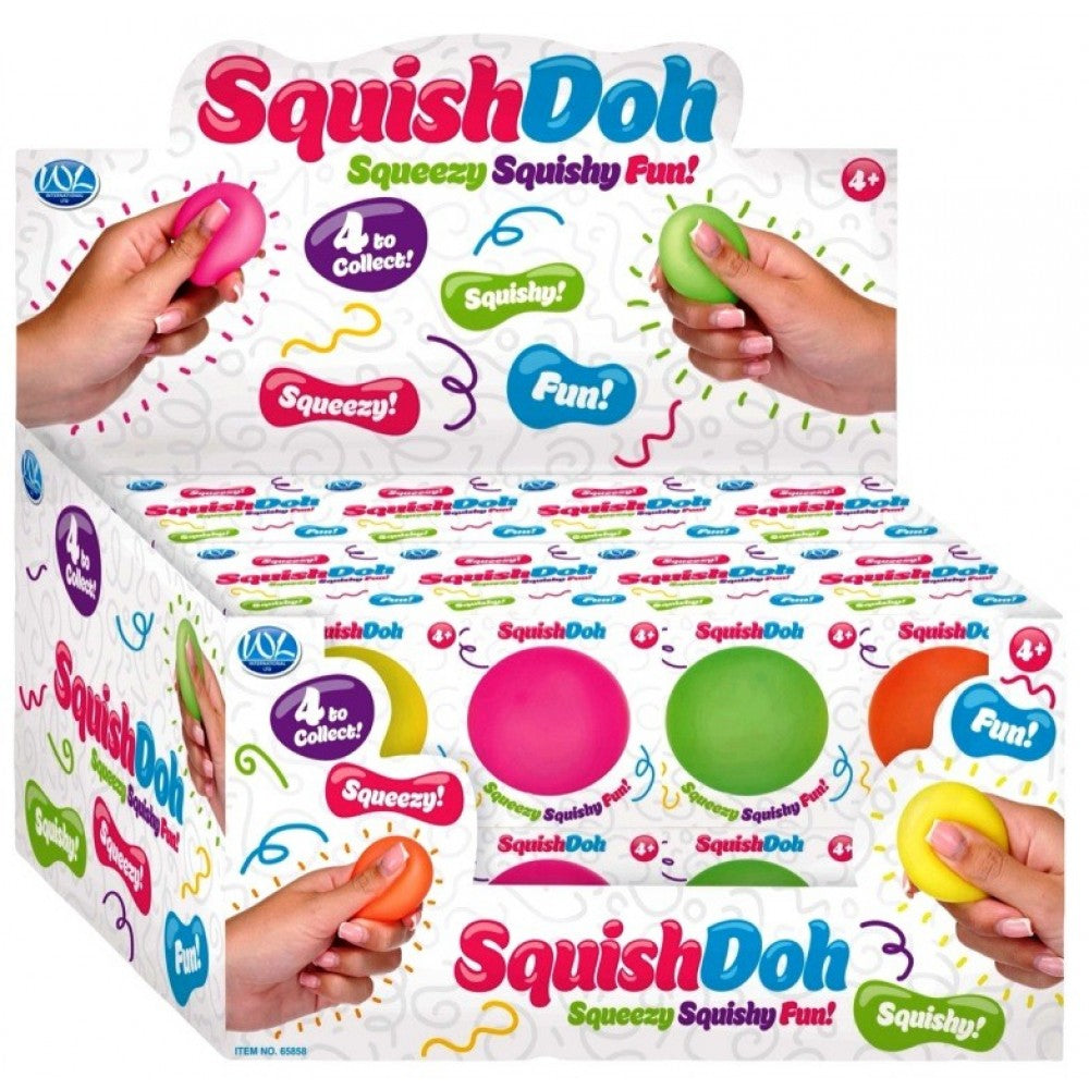 Squishdoh Mini 4cm Neon Ball in Box