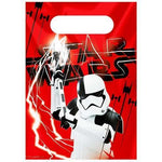 Star Wars Storm Trooper Plastic Party Loot Bags - 6pk