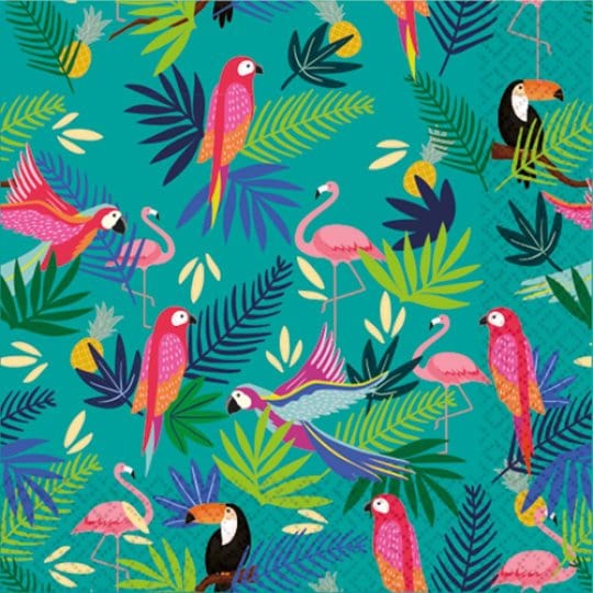 Tropical Bird SummerNapkins - 16pk