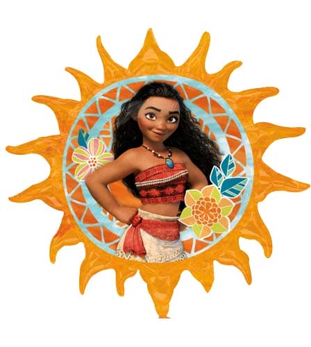 Disney Moana Supershape Foil Sun Shaped Balloon
