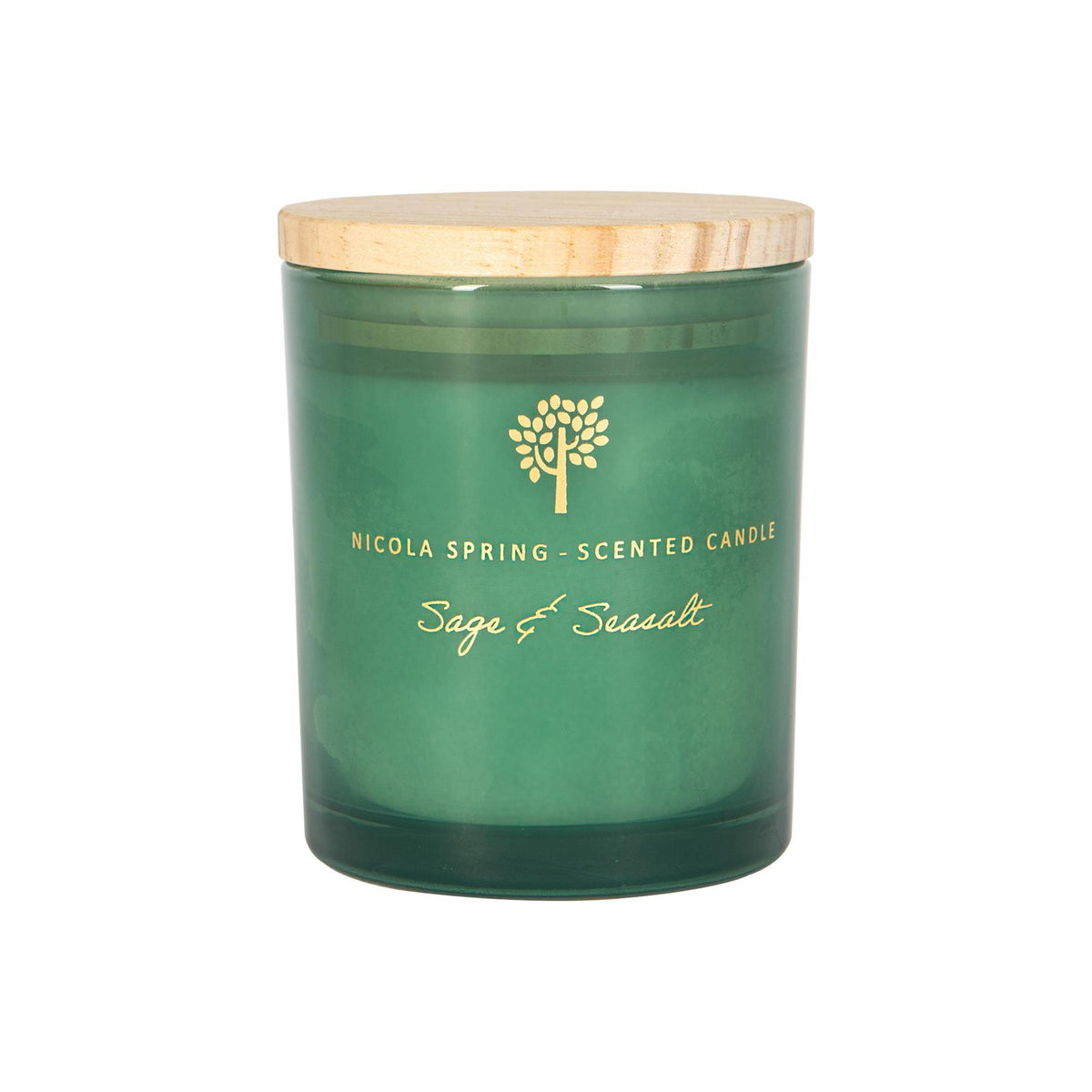 130g Sage & Seasalt Soy Wax Scented Candle Nicola Spring