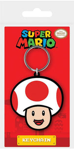 Super Mario (Toad) Rubber Keychain