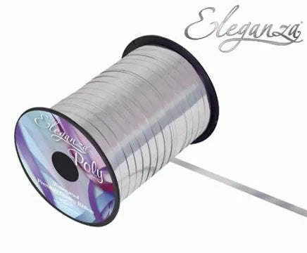 Silver Metallic Balloon Gift Curling Ribbon 5mm x250yds