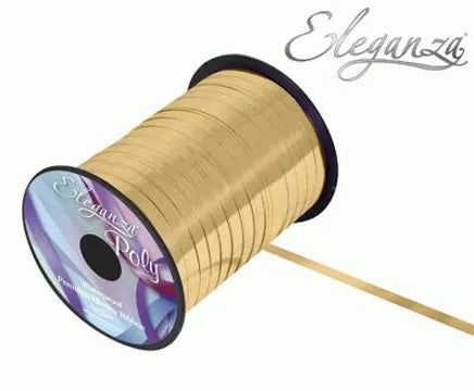 Gold Metallic Balloon Gift Curling Ribbon 5mm x250yds