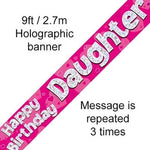 1st Birthday Girl Pink SparkleBanners - Various