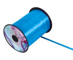 Spool of blue ribbon with 'Eleganza' branding on a white background