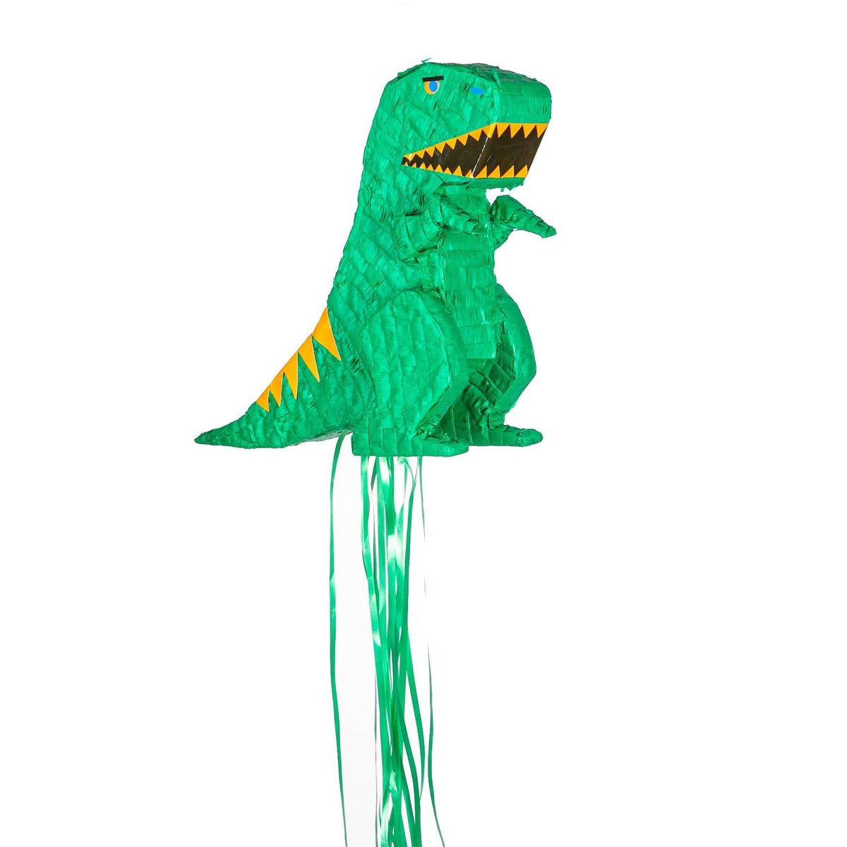 Green T-Rex Dinosaur Pull String Pinata