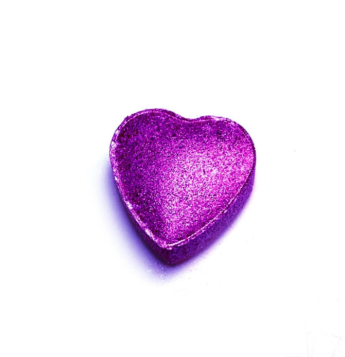 Sparkle Drops Fizz Bombs PURPLE Blackcurrant Hearts 20g