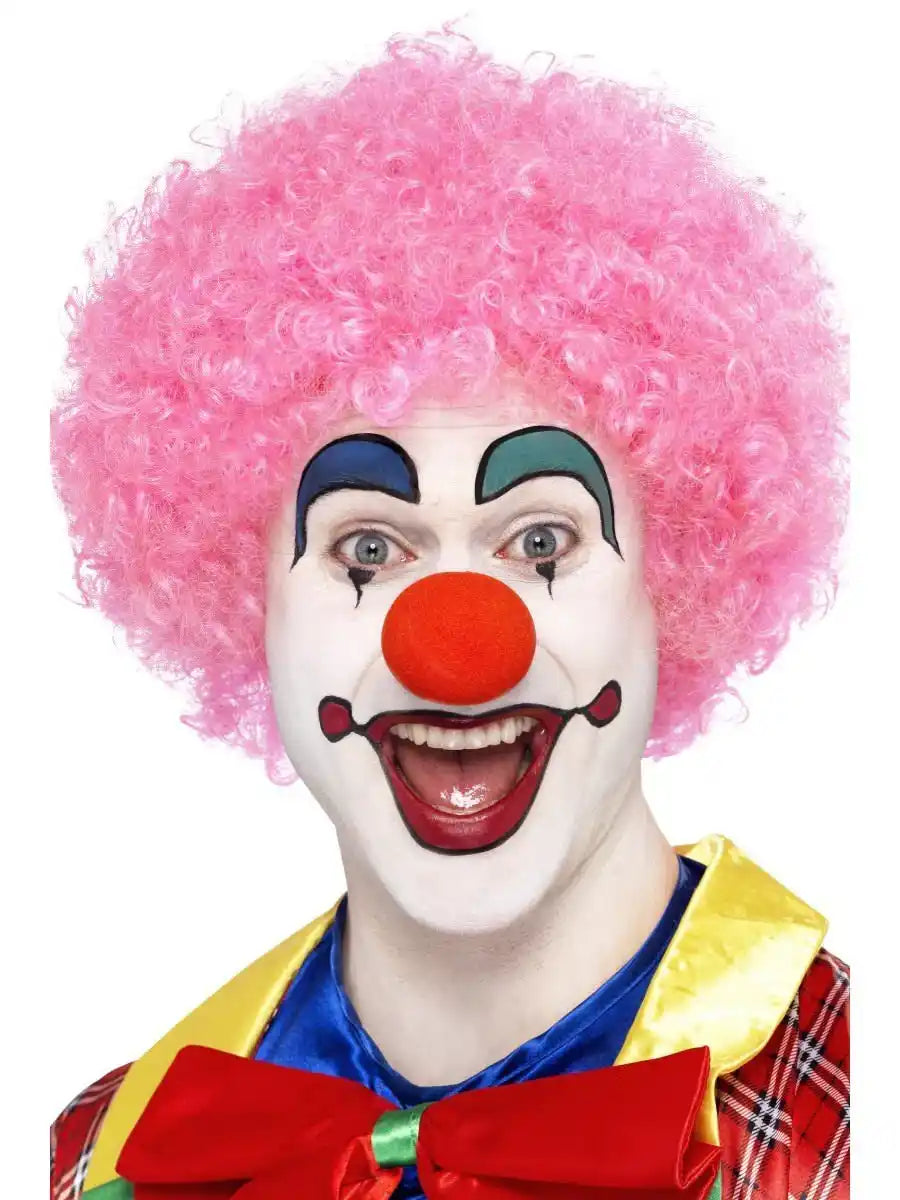 Crazy Clown Wig, Pink