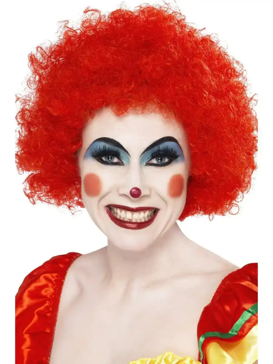 Crazy Clown Wig, Red