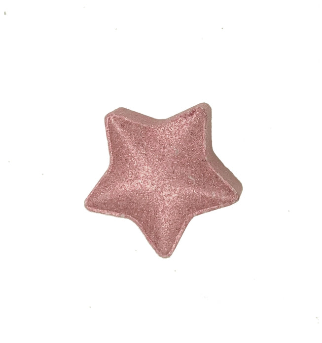 Sparkle Drops Fizz Bombs ROSE GOLD Rhubarb Stars 20g