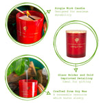 130g Wild Fig & Cassis Soy Wax Scented Candle Nicola Spring