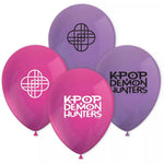 8PK K-POP DEMON HUNTERS LATEX BALLOONS