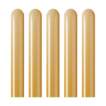 Kalisan Mirror Gold 260 Modelling Latex Balloons 50pk