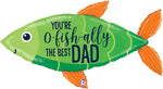 Father's Day O-Fish-ally The Best 45" Foil Balloon