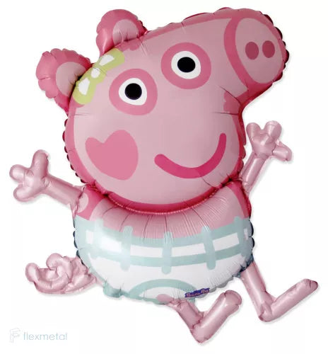 Evie Pig Foil Balloon - 24"(Loose)