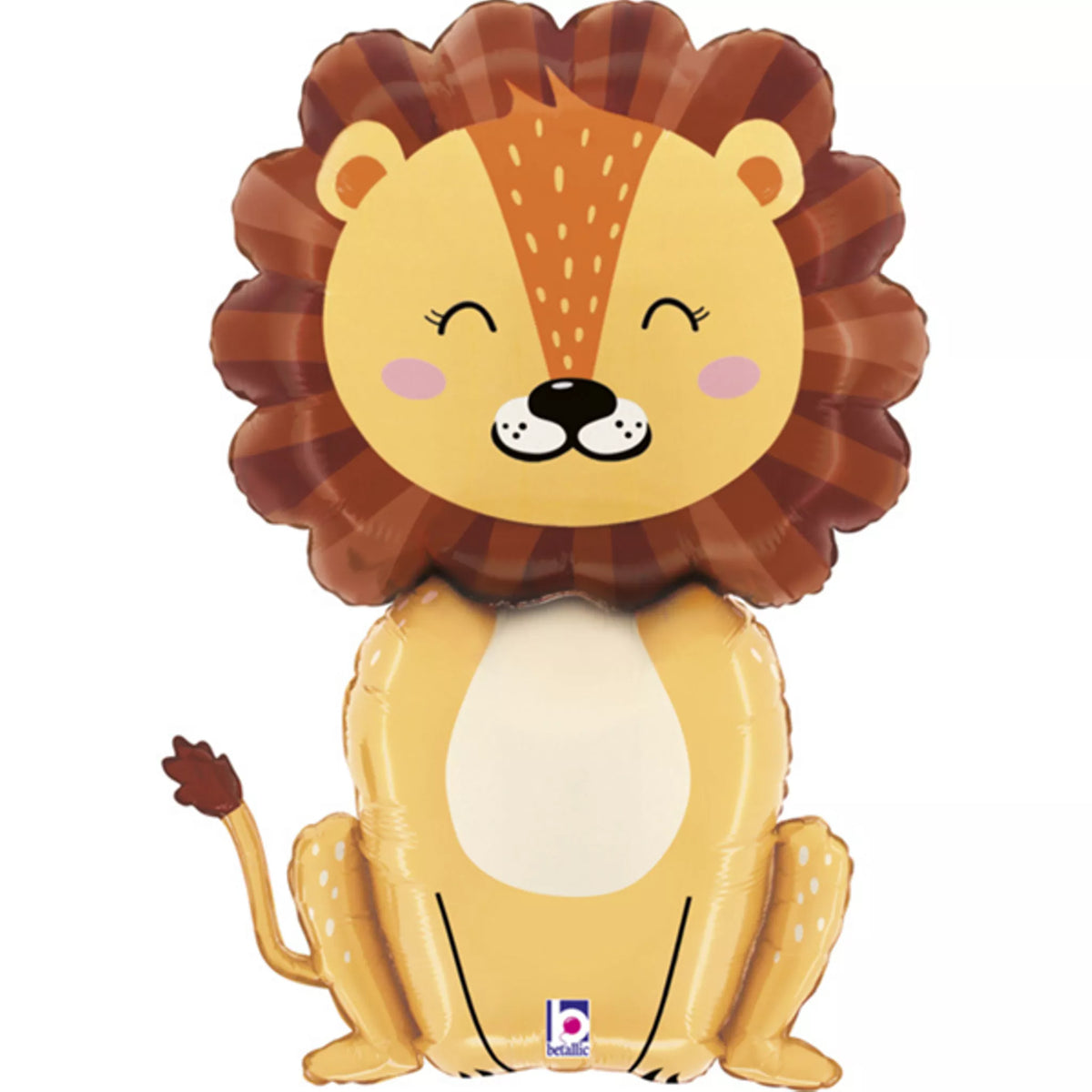 Grabo Smiling Lion 32" Large Foil Balloon
