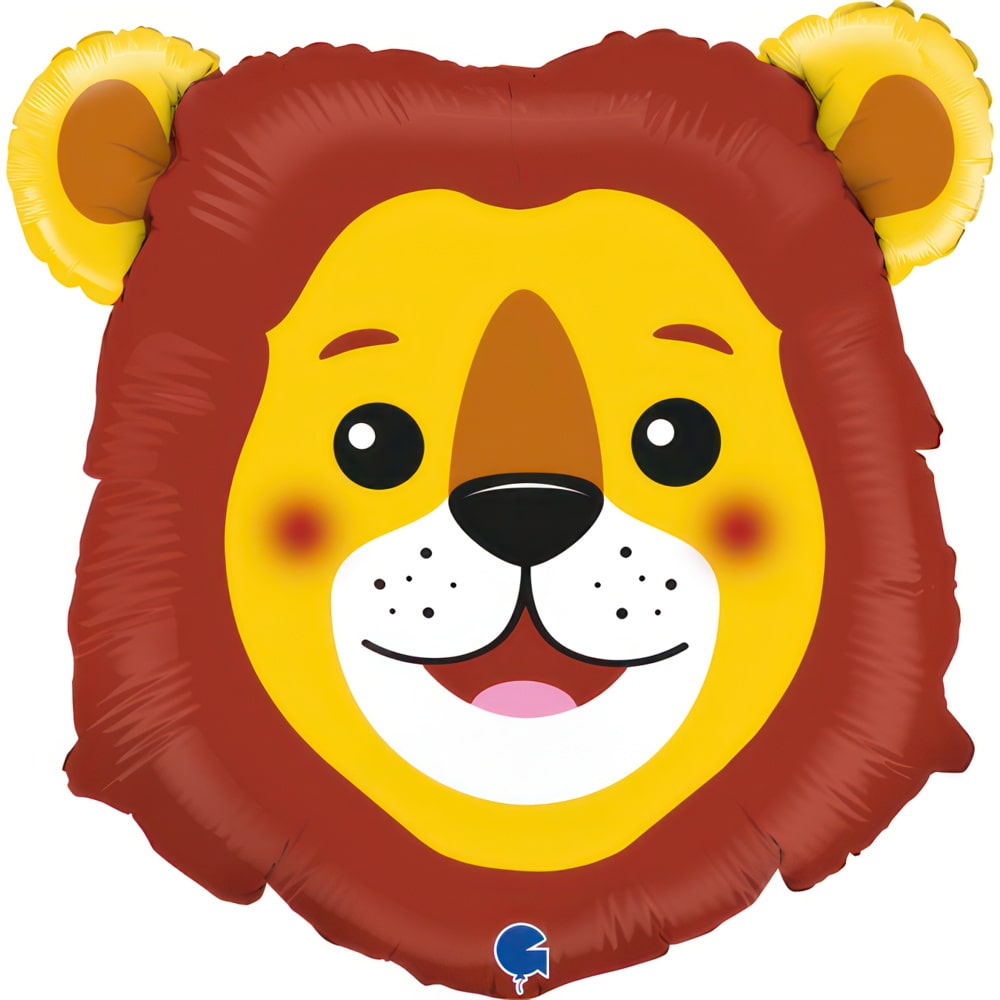 Lion Head Shape Foil Balloon - 29"