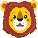 Lion Head Shape Foil Balloon - 29"