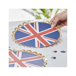 Union Jack Coronation Party Paper Plates