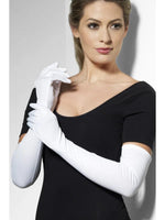 Gloves, White, Long