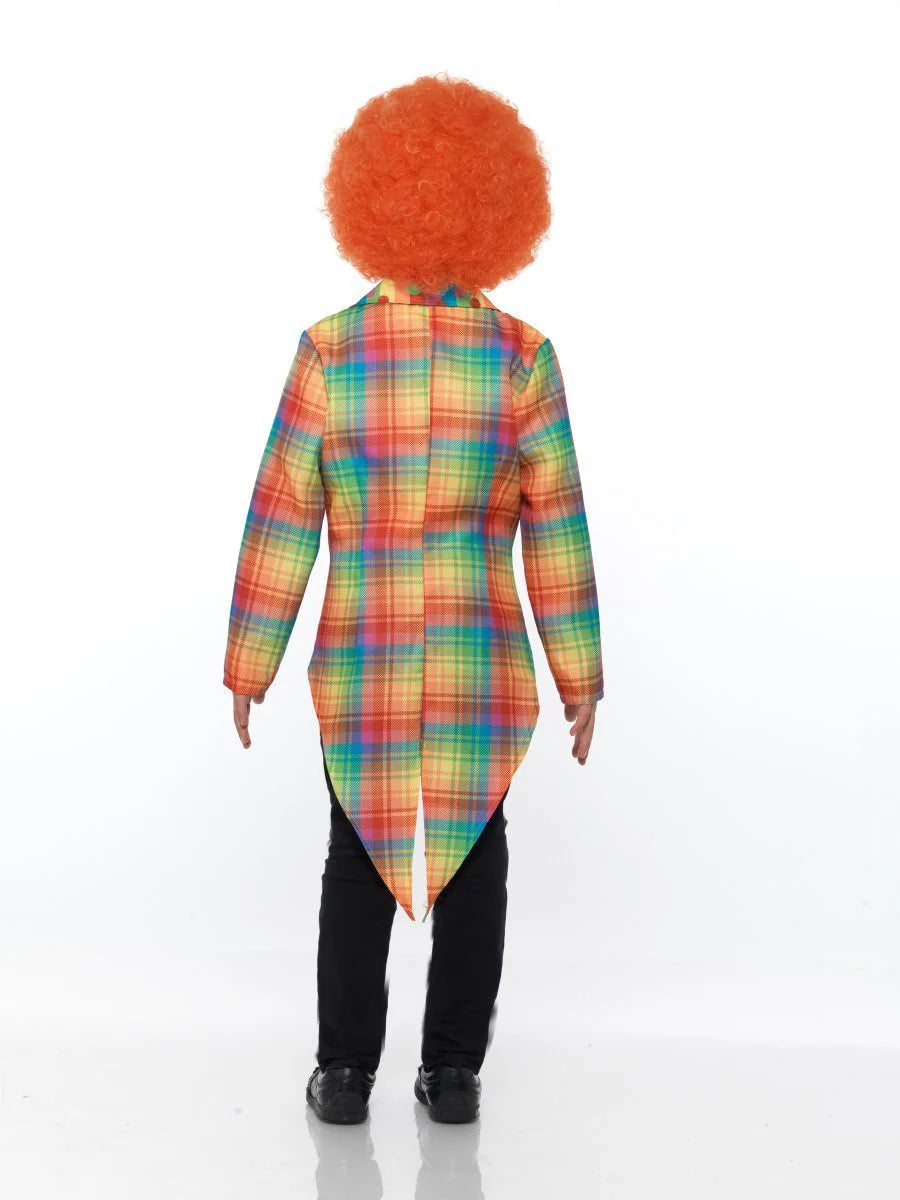 Neon Tartan Clown Tailcoat