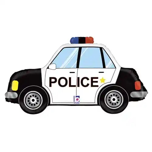 Police Car 34" Foil Shaped Balloon