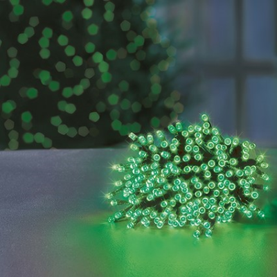 200 LEDs M-A Supabrights Green