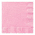 Lovely Pink Solid Beverage Napkins20ct