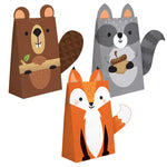 Woodland Animals Party Treat Bags - 8pk