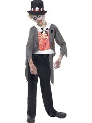 Kids Zombie Groom Costume