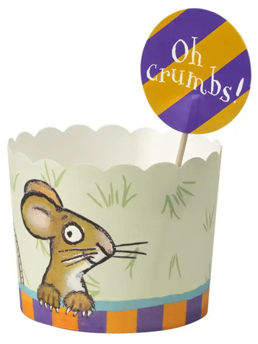 The Gruffalo Tableware Party Cake Cases & Toppers x 8pk