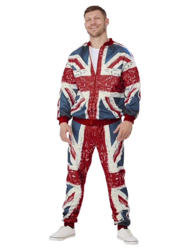 Union Jack Vintage Style Leisure Suit Costume