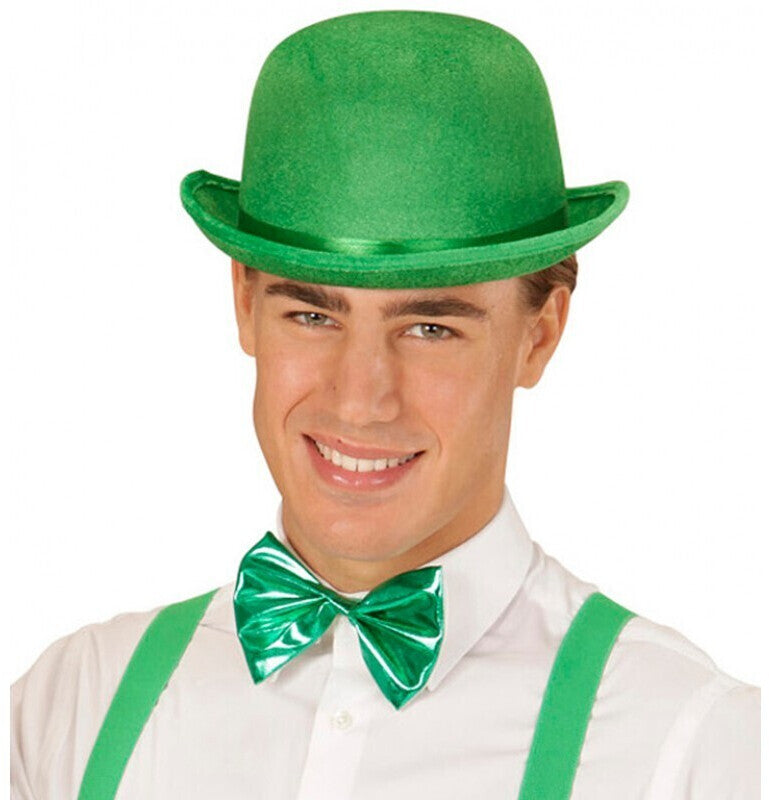 St Patricks Day Green Bowler Hat